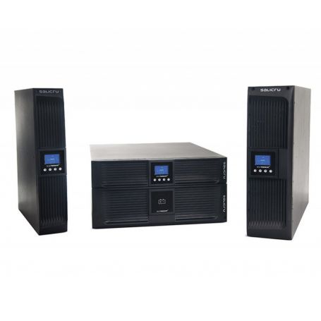 UPS Salicru SLC-1500-TWIN RT3 - BASE B1 + 2 EXTENSÕES - 1500VA, On-Line DB - 54 Minutos (75% Carga) - 6B4AA000005+2x6B4BT000002